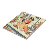 Carreau Poignée de douche vintage vers le haut (Côté)