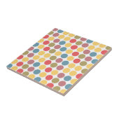 Carreau Point de polka gai (Côté)