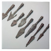 Carreau Pointes de flèche, âge de fer (fer) (Devant)