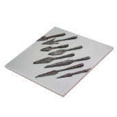 Carreau Pointes de flèche, âge de fer (fer) (Côté)