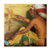 Carreau Pointeur avec fierté à son dossier (Devant)