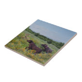 Carreau Pointeurs allemands à poils courts (Côté)