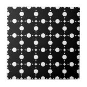 Carreau Points blancs, motif à pois, points, pointillé (Devant)