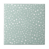 Carreau Points Dalmatiens verts, Points Dalmatiens, Pots D (Devant)