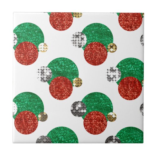 Carreau points de noël séquentiel (Devant)