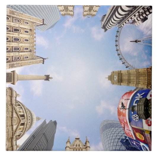 Carreau Points de repère de Londres (Devant)