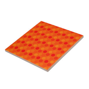 Carreau Points de vue Carrelage en céramique orange