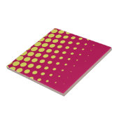 Carreau Points jaunes rétro (Côté)