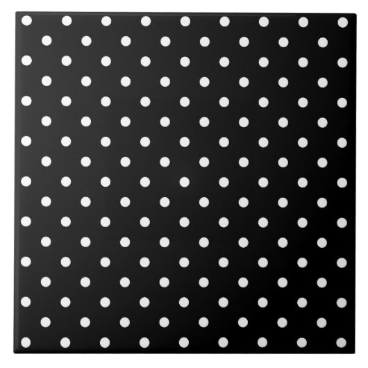 Carreau Points noirs et blancs (Devant)