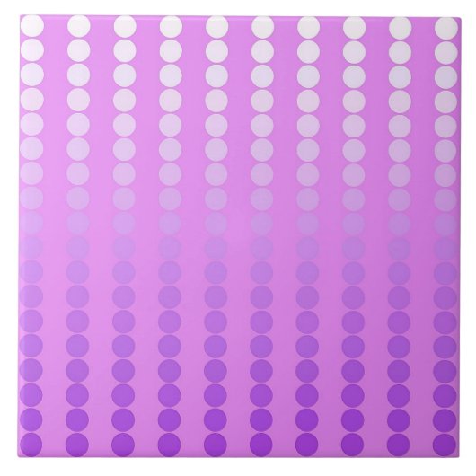 Carreau Points satinés - nuances d'orchidée (Devant)