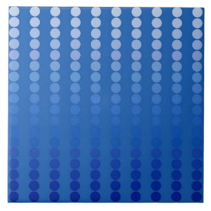 Carreau Points satinés - tons bleu acier