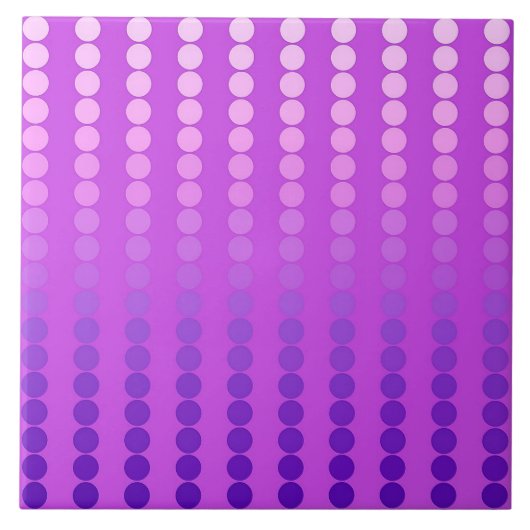 Carreau Points satinés - violet et orchidée (Devant)
