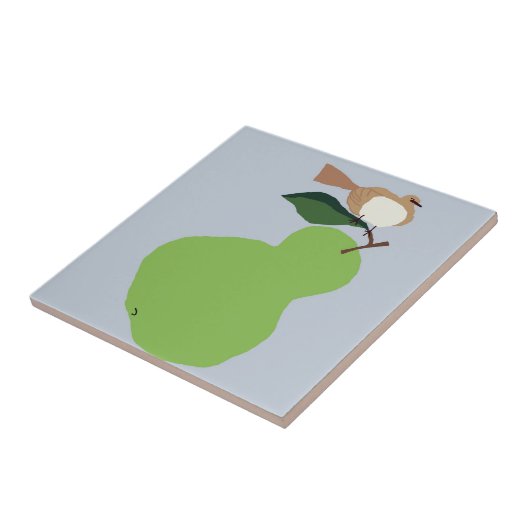 Carreau poire arbre-grise (Côté)