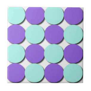 Carreau Pois Aqua & Blue