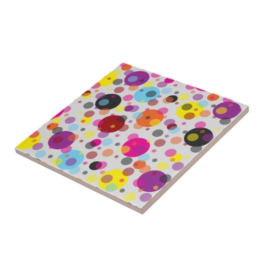 Carreau Pois coloré (Côté)