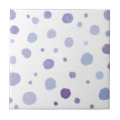 Carreau pois peint à la main (Devant)