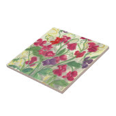 Carreau Pois rose doux Aquarelle Fleur Jardin Carrelage Ar (Côté)