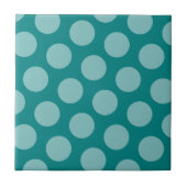 carreau pois turquoise (Devant)