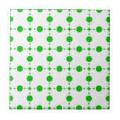 Carreau Pois verts, Motif à points Polka, points, pointill (Devant)