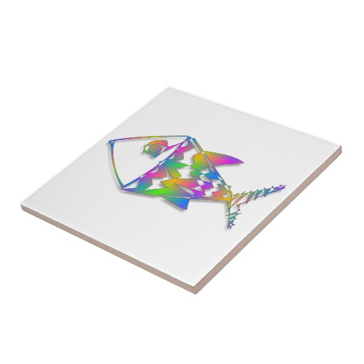 Carreau Poisson Abstrait (Côté)