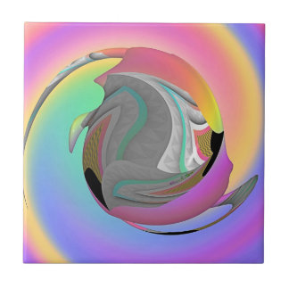 Carreau Poisson arc-en-ciel