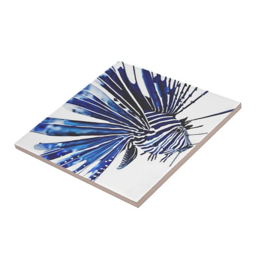 Carreau Poisson blanc (Côté)