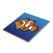 Carreau Poisson clown de dessin animé (Côté)