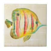 Carreau Poisson coloré (Devant)