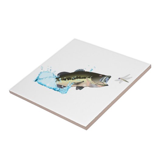 Carreau Poisson de basse après Dragonfly (Côté)