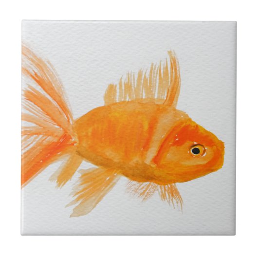 Carreau Poisson d'or (Devant)