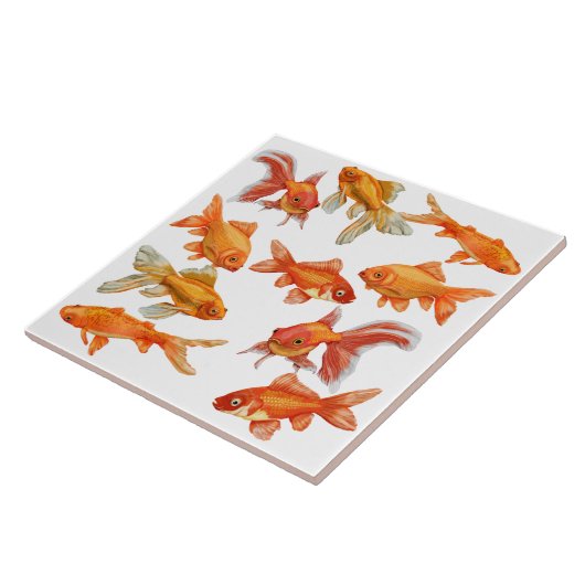 Carreau Poisson d'or (Côté)