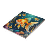 Carreau Poisson d'or sous-marin (Côté)