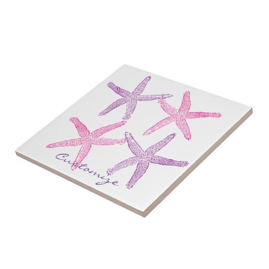 Carreau Poisson-étoile rose pourpre Thunder_Cove (Côté)