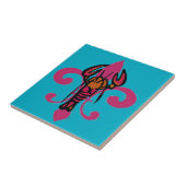 Carreau Poisson Fleur De Lis (Côté)