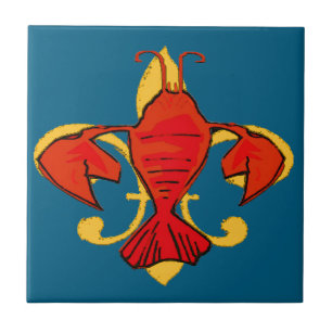 Carreau Poisson Fleur De Lis