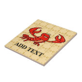 Carreau Poisson Fleur De Lis (Côté)