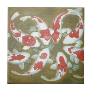 CARREAU POISSON KOI