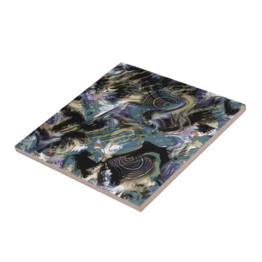 Carreau Poisson marbré (Côté)