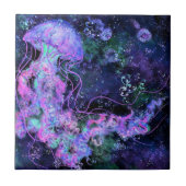 Carreau Poisson-méduse éclatante - Collection d'oeuvres d' (Devant)