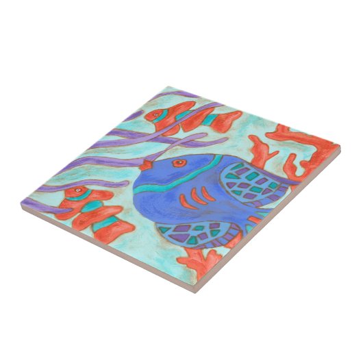 Carreau Poisson Pop (Côté)