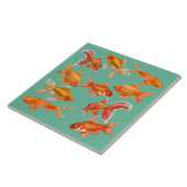 Carreau Poisson rouge (Côté)