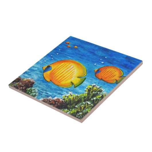 Carreau Poisson tropical (Côté)