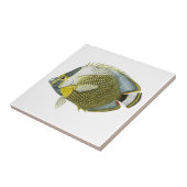 Carreau Poissons bleus jaunes no.11 de papillon. Décor à (Côté)