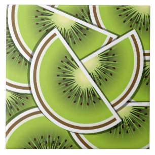 Carreau Poissons funky kiwi
