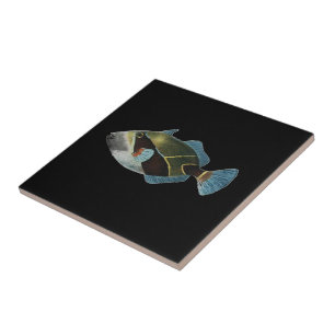 Carreau Poissons hawaïens d'état - Humuhumunukunukuapuaa