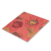 Carreau Poissons sur corail vivant arrière - plan (Côté)