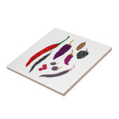 Carreau Poivrons chauds Spice Carrelage de cuisine (Côté)