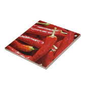 Carreau Poivrons de piments d'un rouge ardent (Côté)