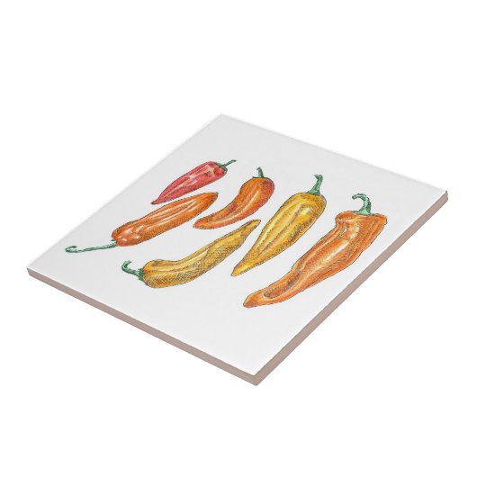 Carreau Poivrons doux (Côté)