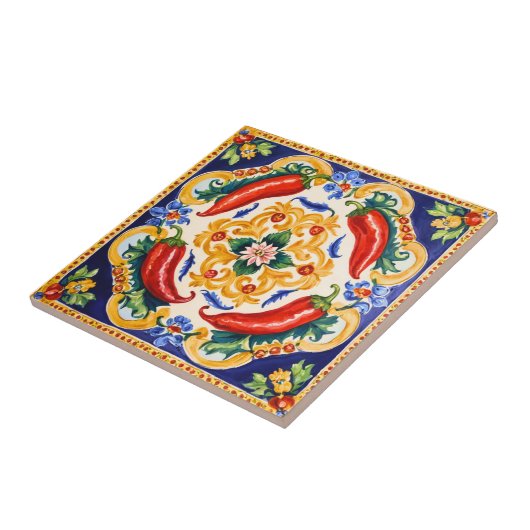 Carreau Poivrons siciliens (Côté)